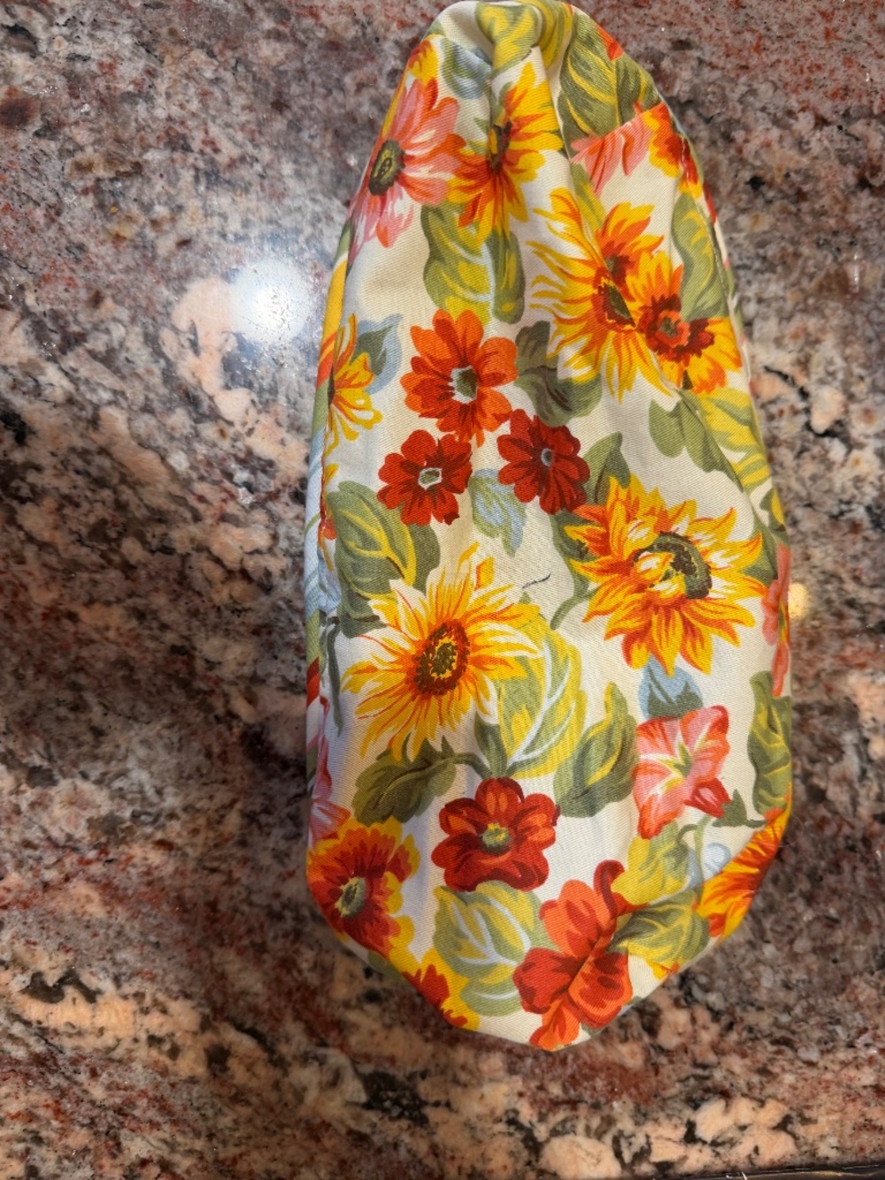 Longaberger Sunflower Stand Up Liner for Cracker Basket